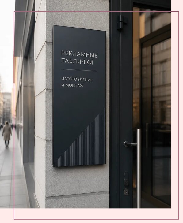 Рекламные таблички в Евпатории по цене от 4740 р. | Аванза-Евп